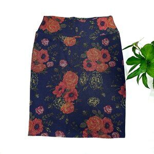 Lularoe Skirt Floral Print Size Medium Excellent Condition